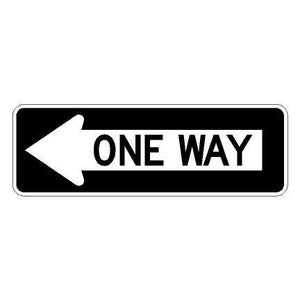 R6-1L One Way (In Left Arrow)