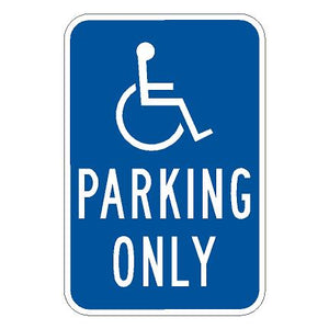R7-128 Handicap Parking Only