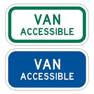 R7-8b Van Accessible (Blue or Green)
