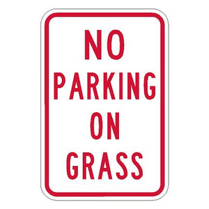 R7-G No Parking On Grass