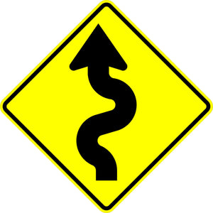 W1-5L Left Winding Road