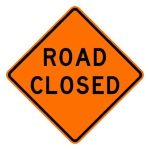 W20-3 Road Closed